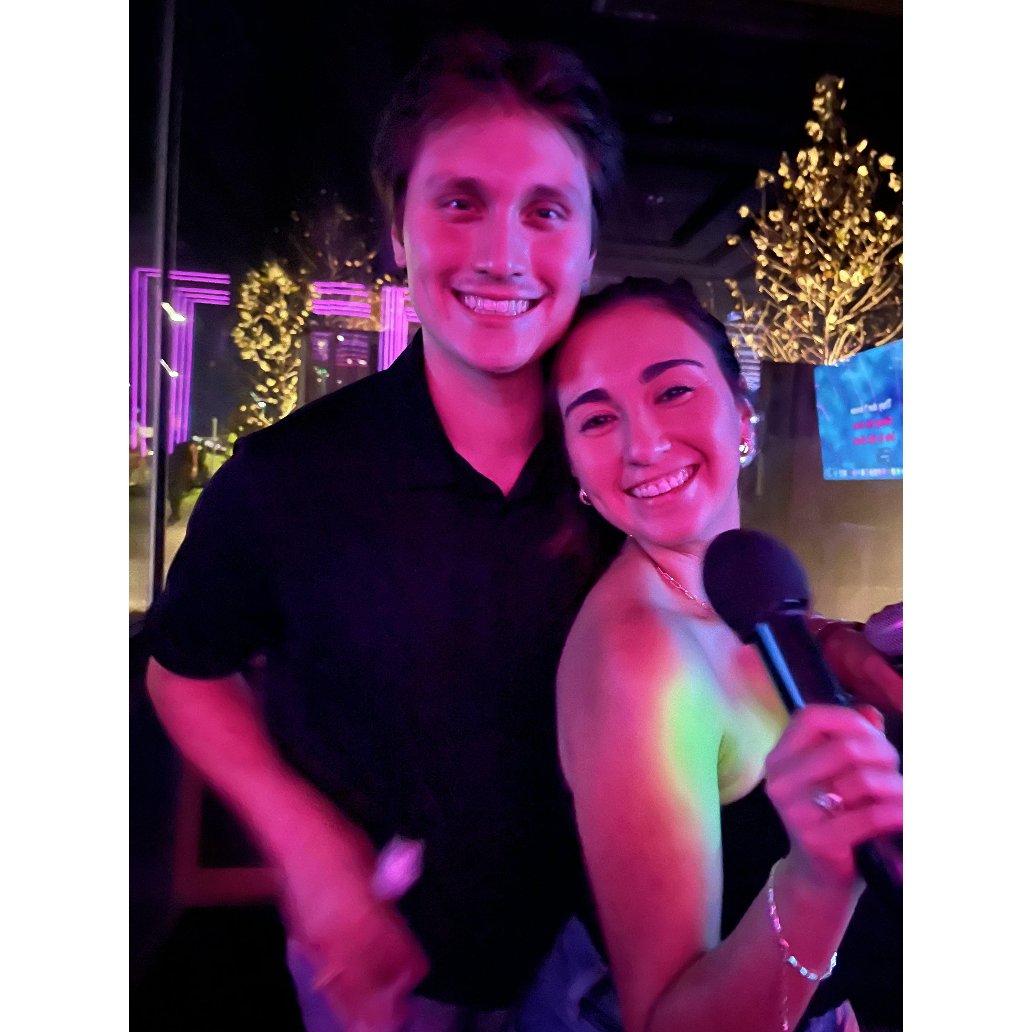 September 2023: Every once in a while Kambri would get to go out, this is one of those nights!