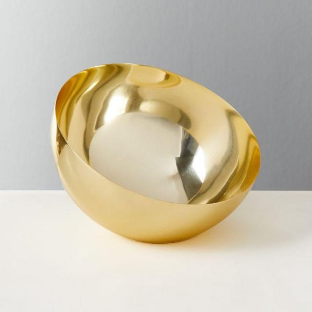 Hera Large Gold Champagne Bowl