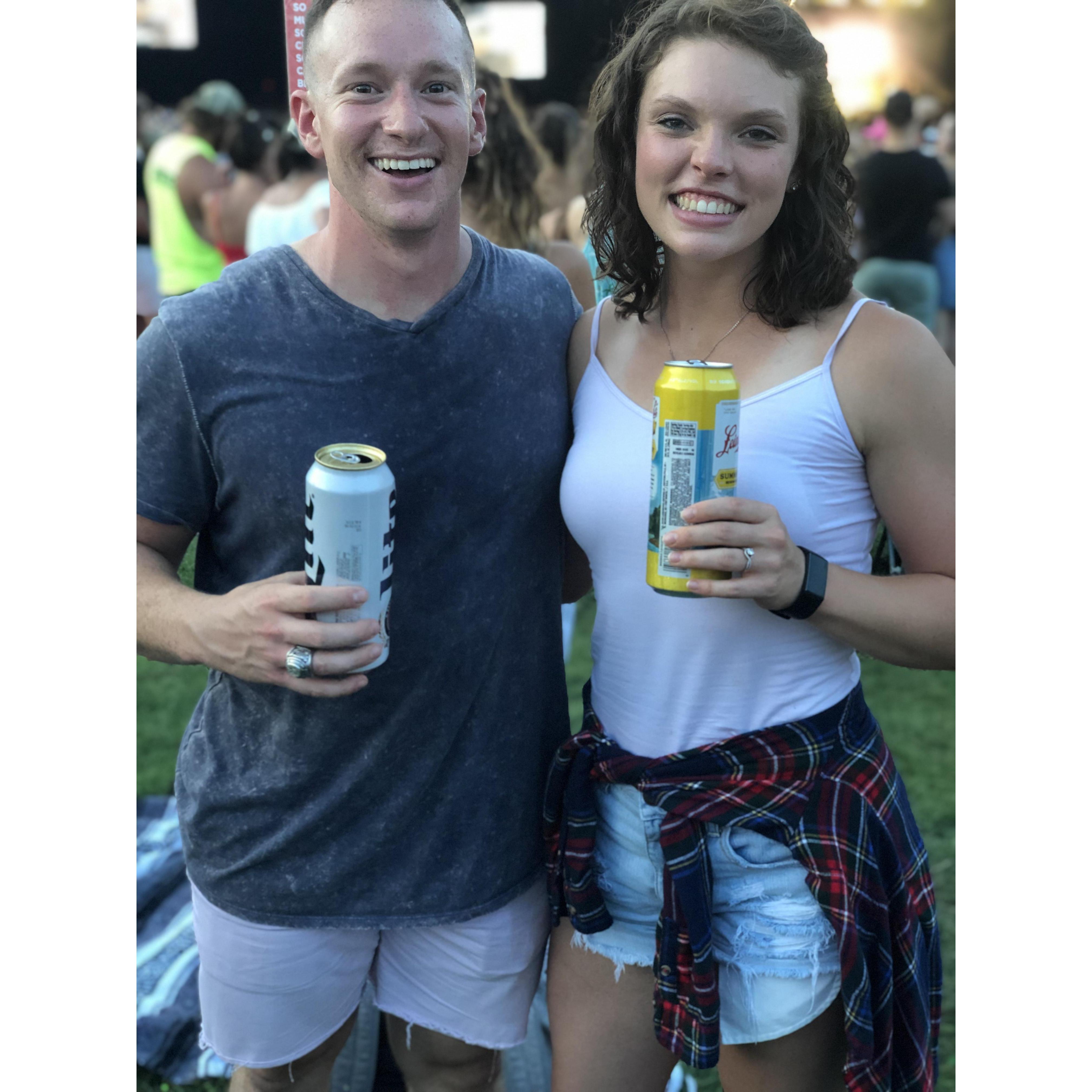 We love going to concerts! (when they still existed)