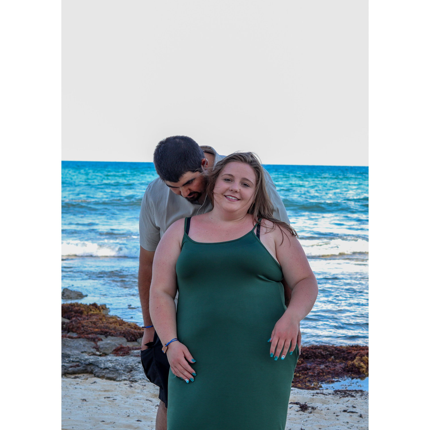 Moments before I said yes!