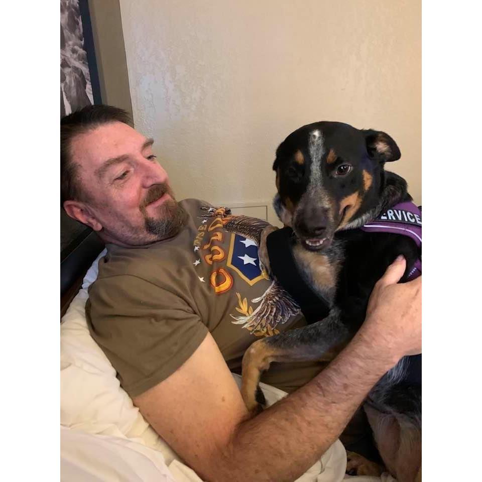 Bella loved him from the very start! He's daddy!