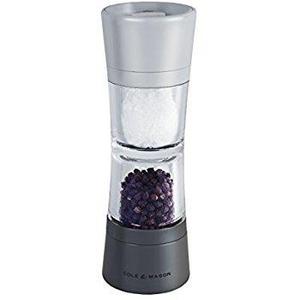 Cole & Mason Lincoln Duo Salt and Pepper Grinder Combo, Acrylic Combination Mill Includes Premium Salt and Peppercorns