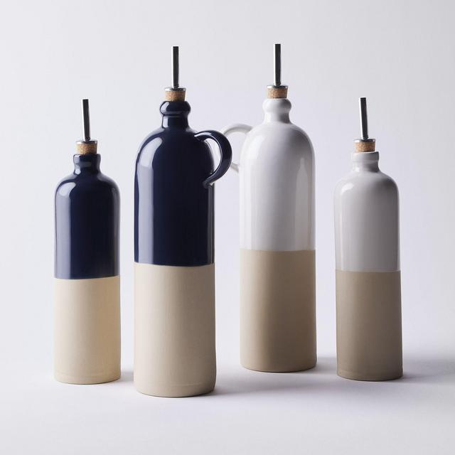 French Ceramic Oil Cruet