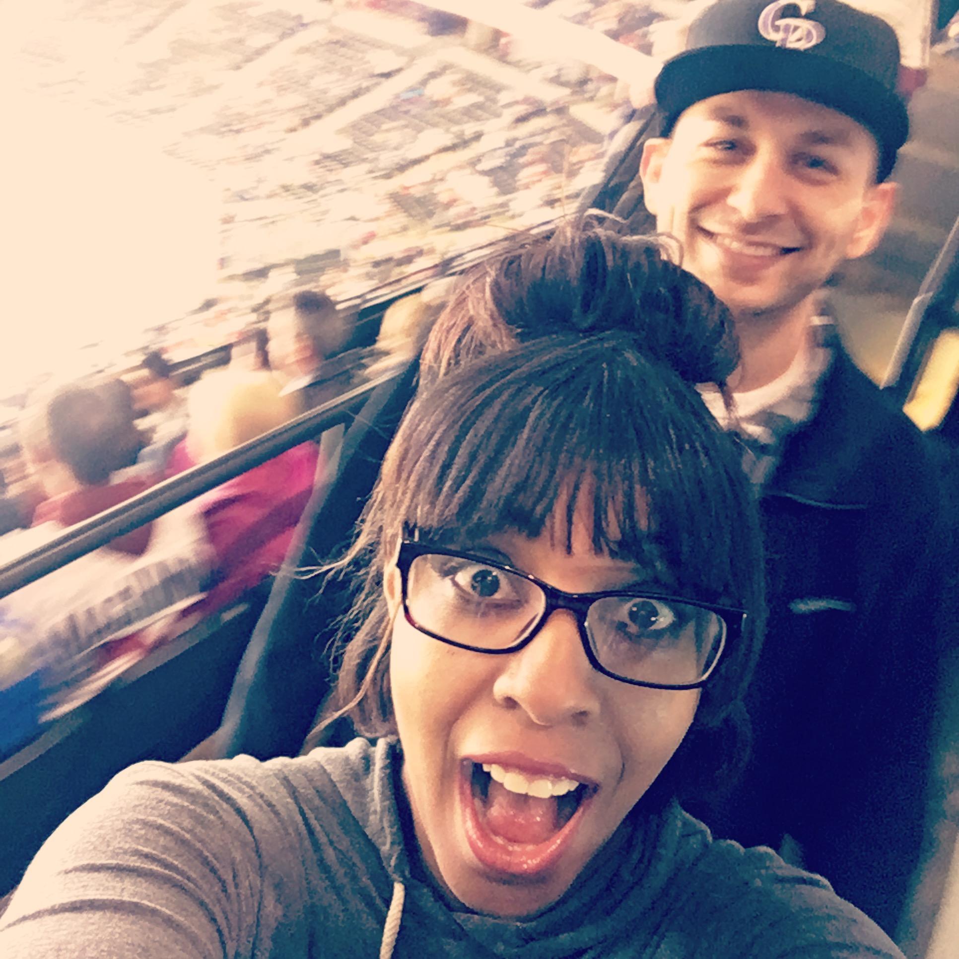 Our first hockey game!