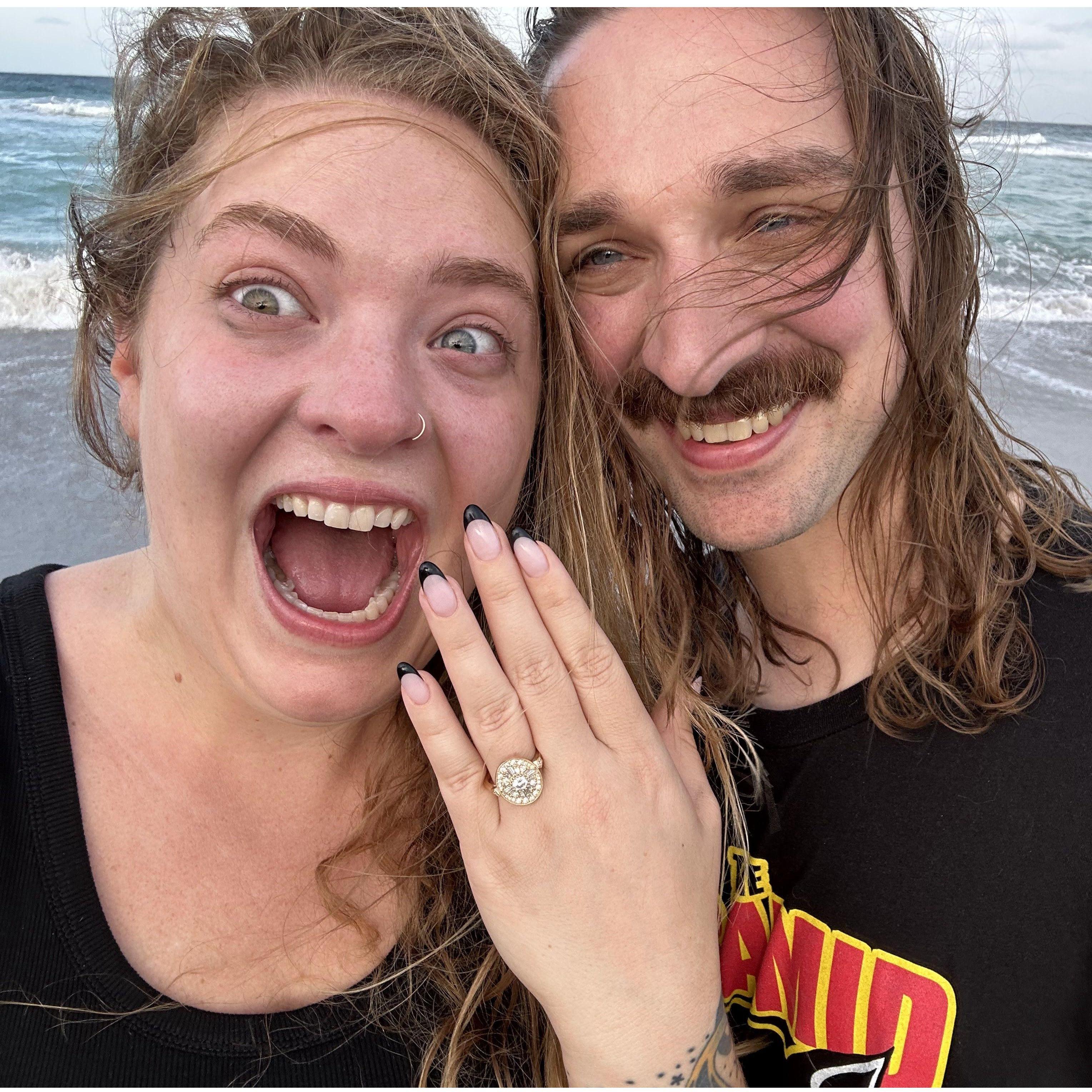 Does Laura wish she looked more glamorous and polished for her engagement? Yes. But the wind had other plans.