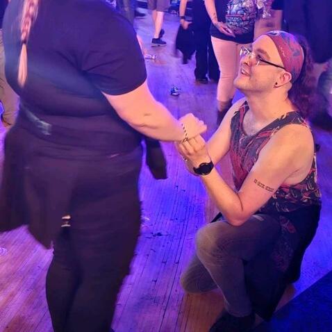 She said Yes!