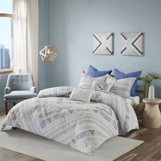 Rochelle 7-Piece Reversible Duvet Cover Set