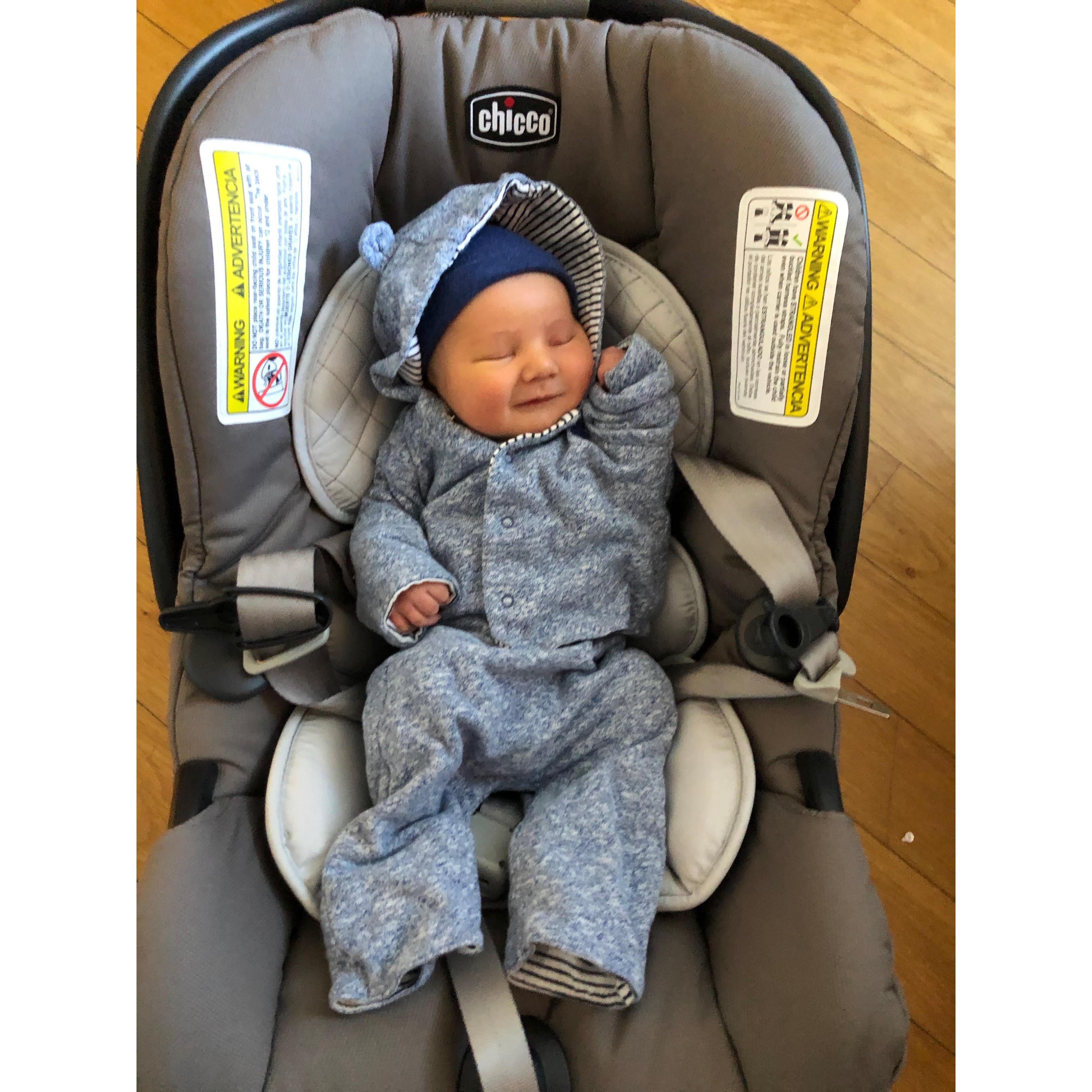 3 days old, and we're going home.