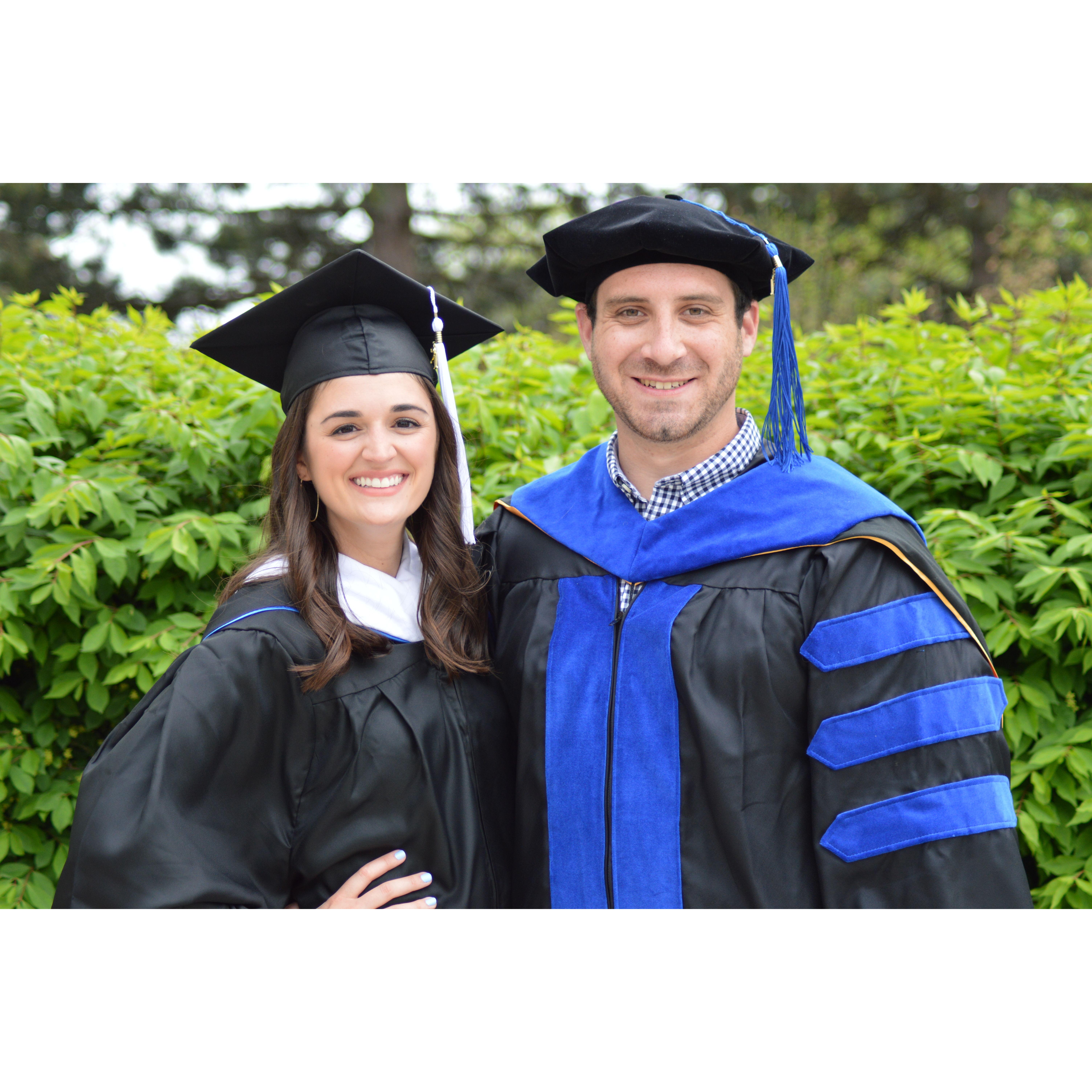 Graduating from University at Buffalo.