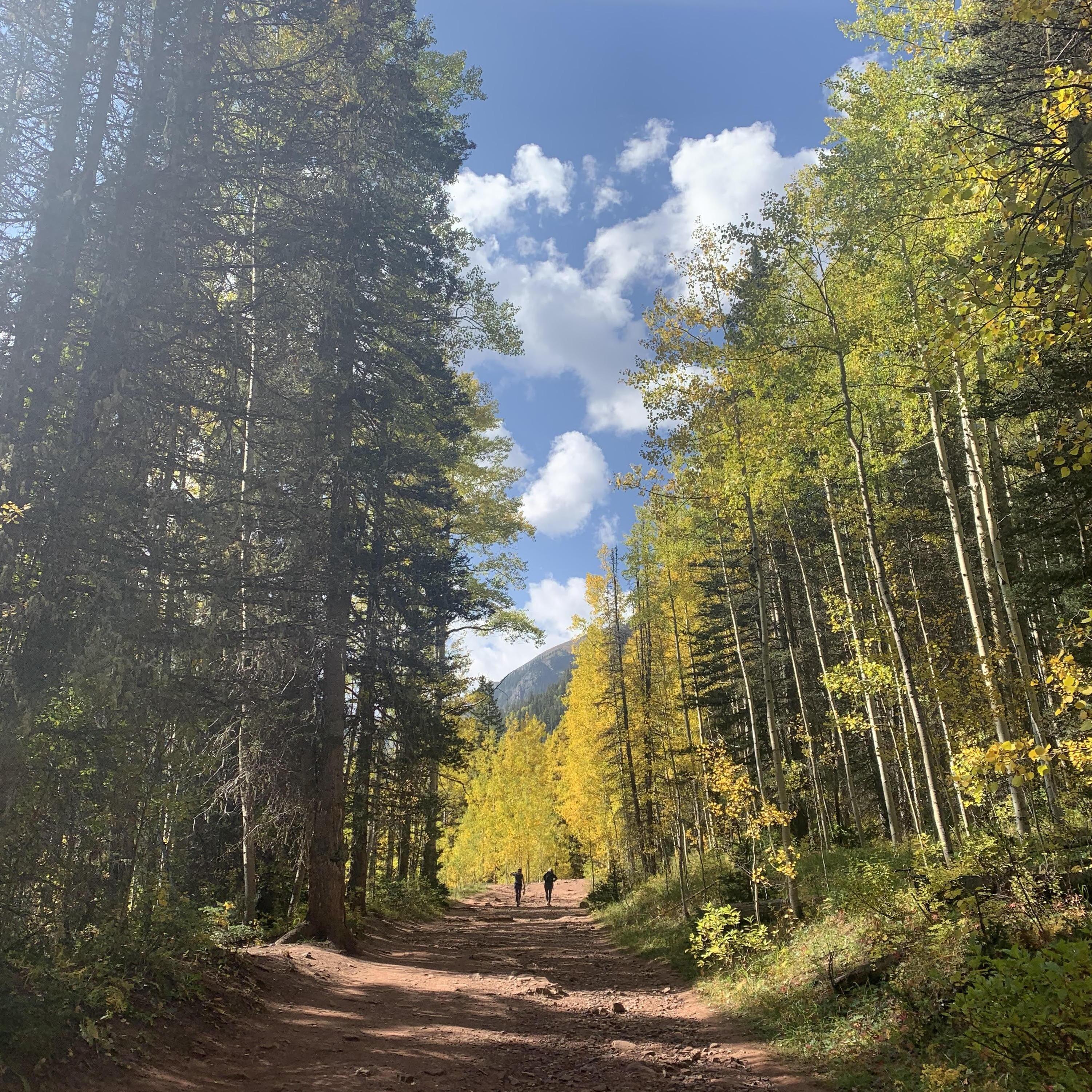 Our first time hiking in Telluride together (September 2020)
