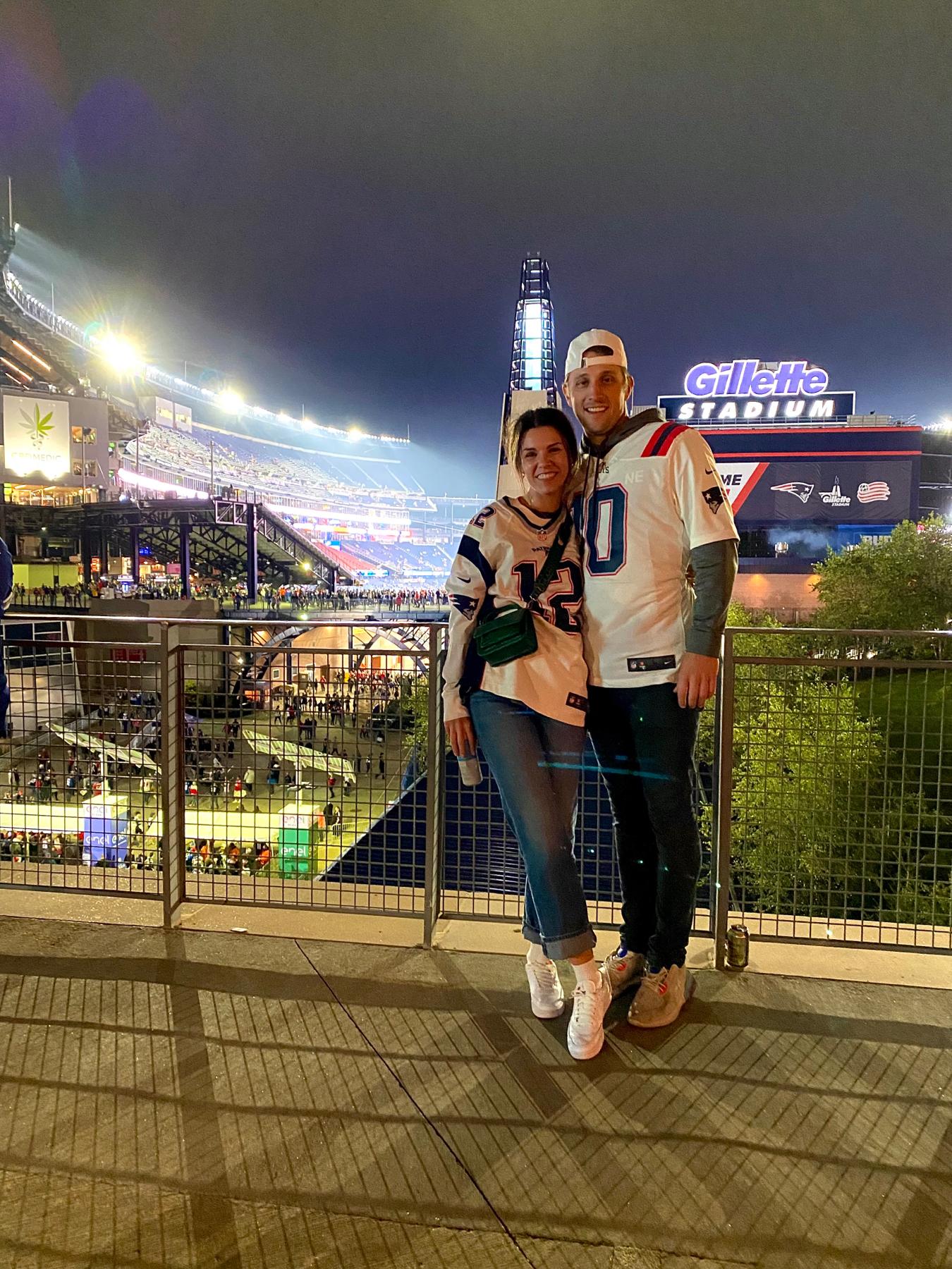 We're a divided household -- we love the Pats but also wear our cheeseheads at Lambeau in Green Bay whenever possible