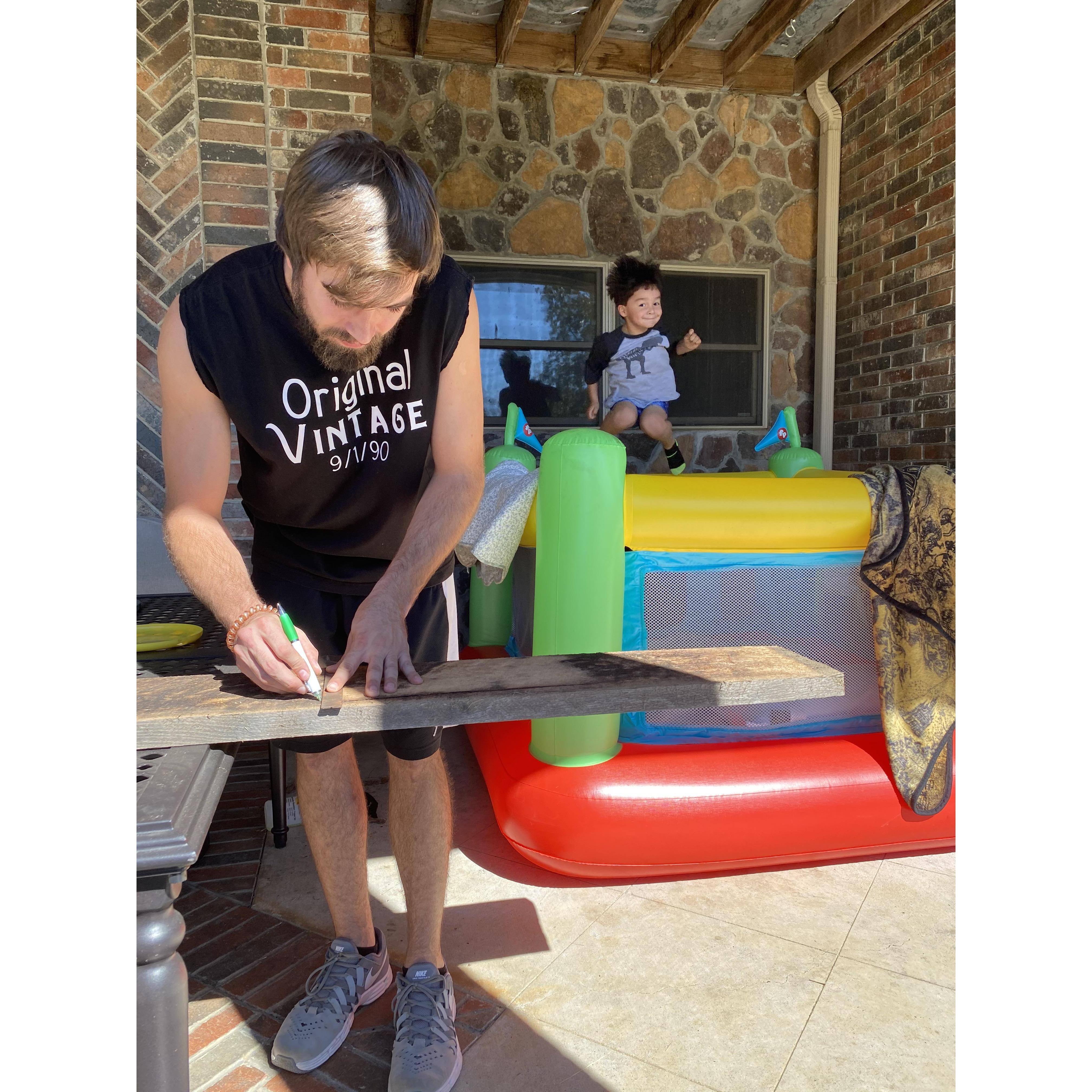 love this picture of Luke and Parker