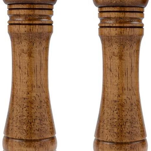 Wood Salt and Pepper Mill Set, Pepper Grinders