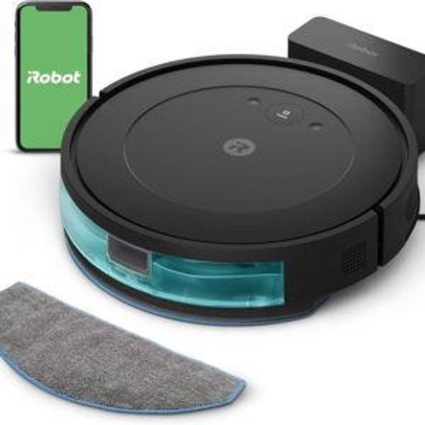 iRobot Roomba Combo Robot Vacuum & Mop (Y0110) - Easy to use, Power-Lifting Suction, Vacuums and mops, Multi-Surface Cleaning, Smart Navigation Cleans in Neat Rows, Self-Charging, Alexa