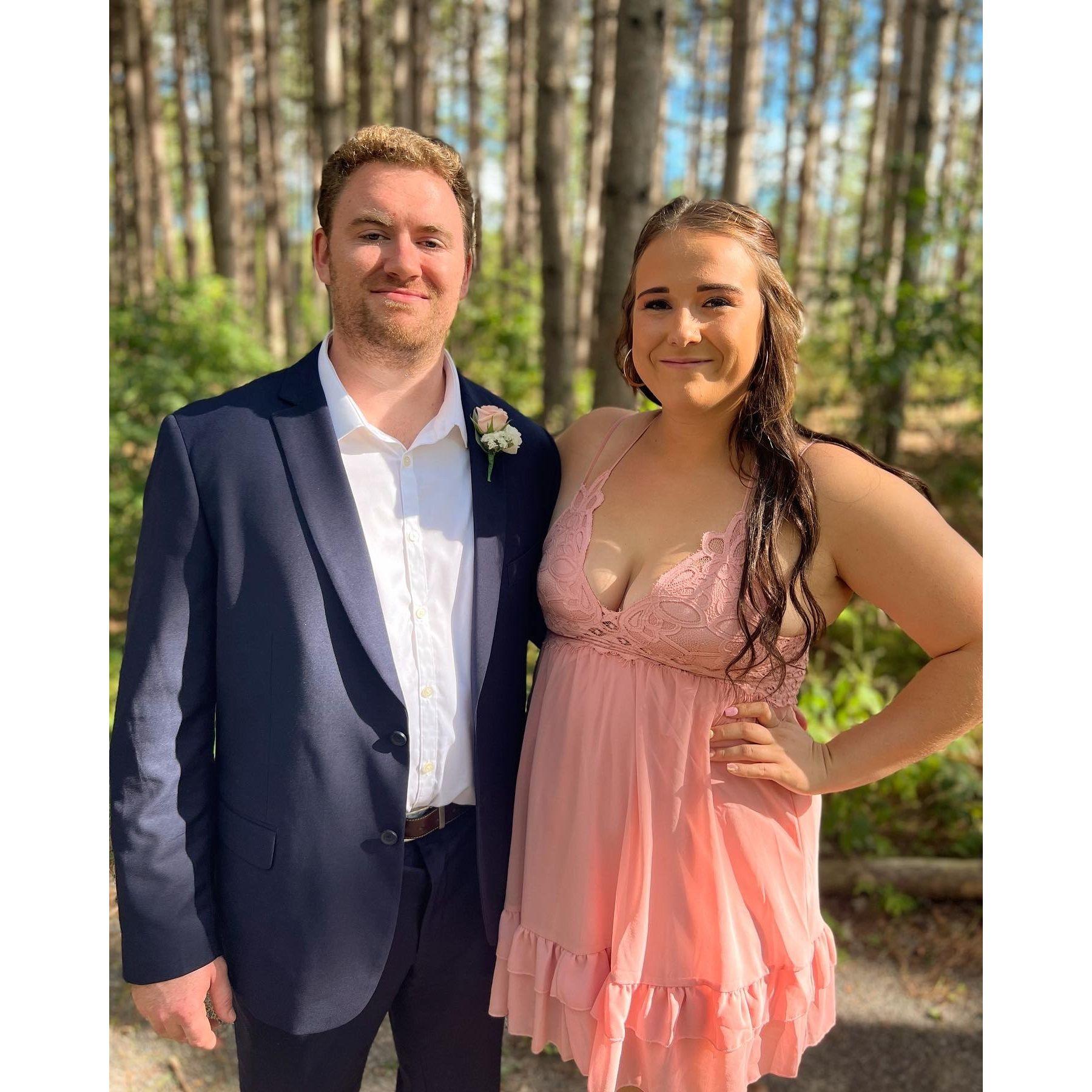 Our first wedding together. We knew we wanted our own someday<3