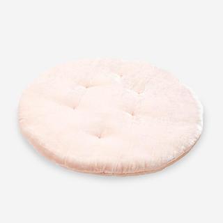 Luminous Round Velvet Sitting Cushion