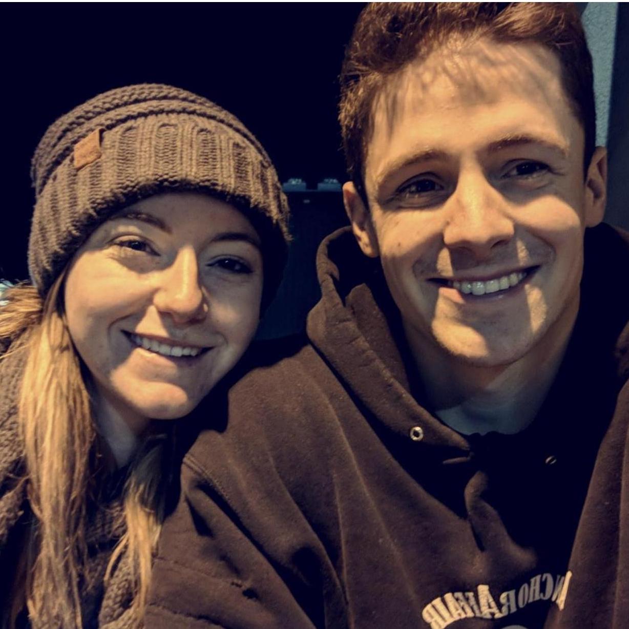 One of many nights spent watching Justin's softball games