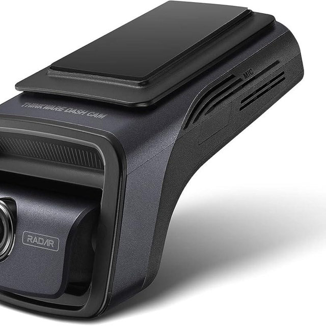 THINKWARE U3000, 4K Front Dash Cam, STARVIS 2 Sensor Super Night Vision, Car Camera 5GHZ Wi-Fi GPS Radar Buffered Parking Mode, Free 64GB Card, CPL Filter, Speed Camera Alerts, 12V Power Cable