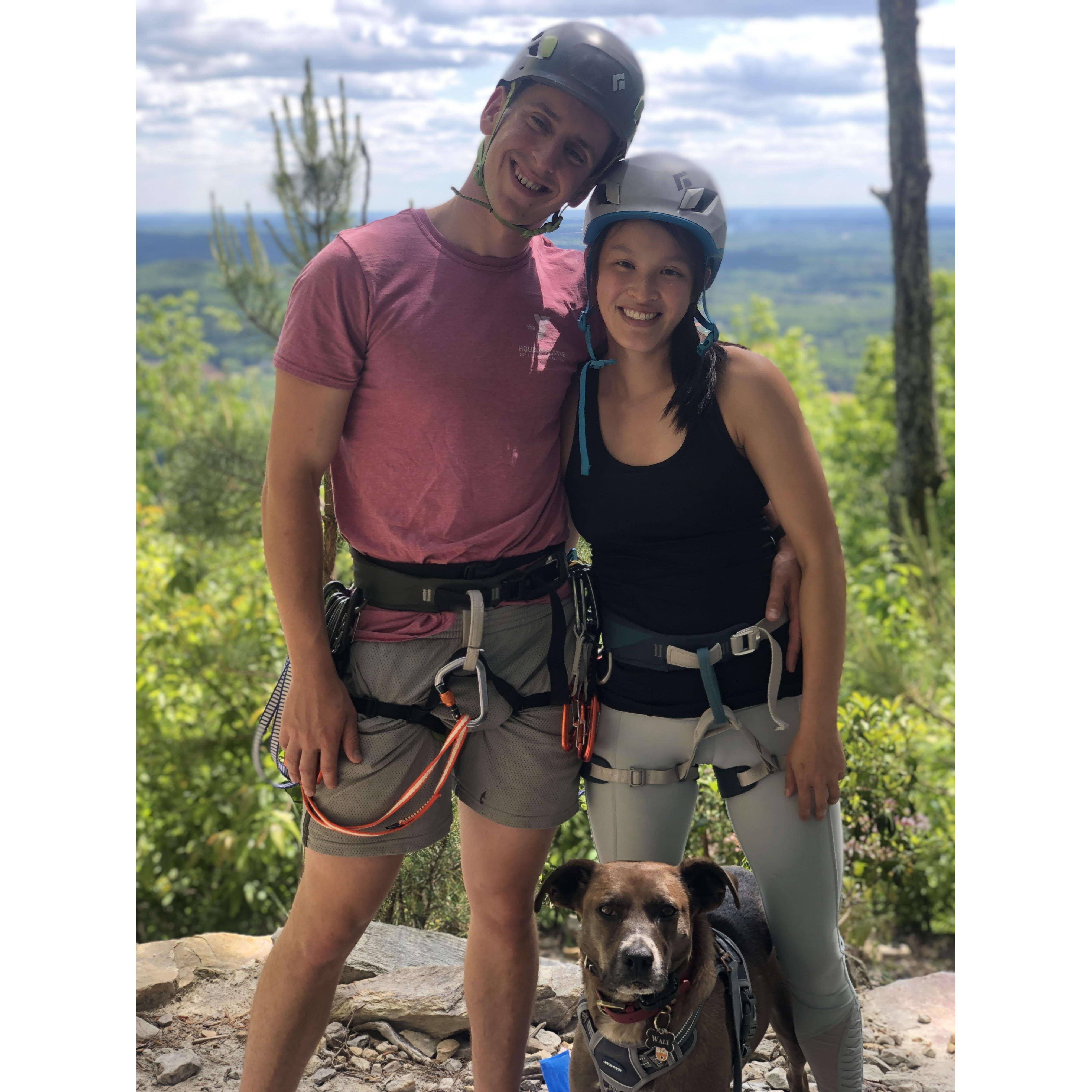 Rock Climbing at Pilot Mountain (2021)
