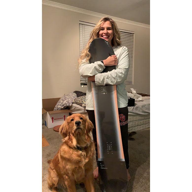 Drake bought Brandi her first snowboard