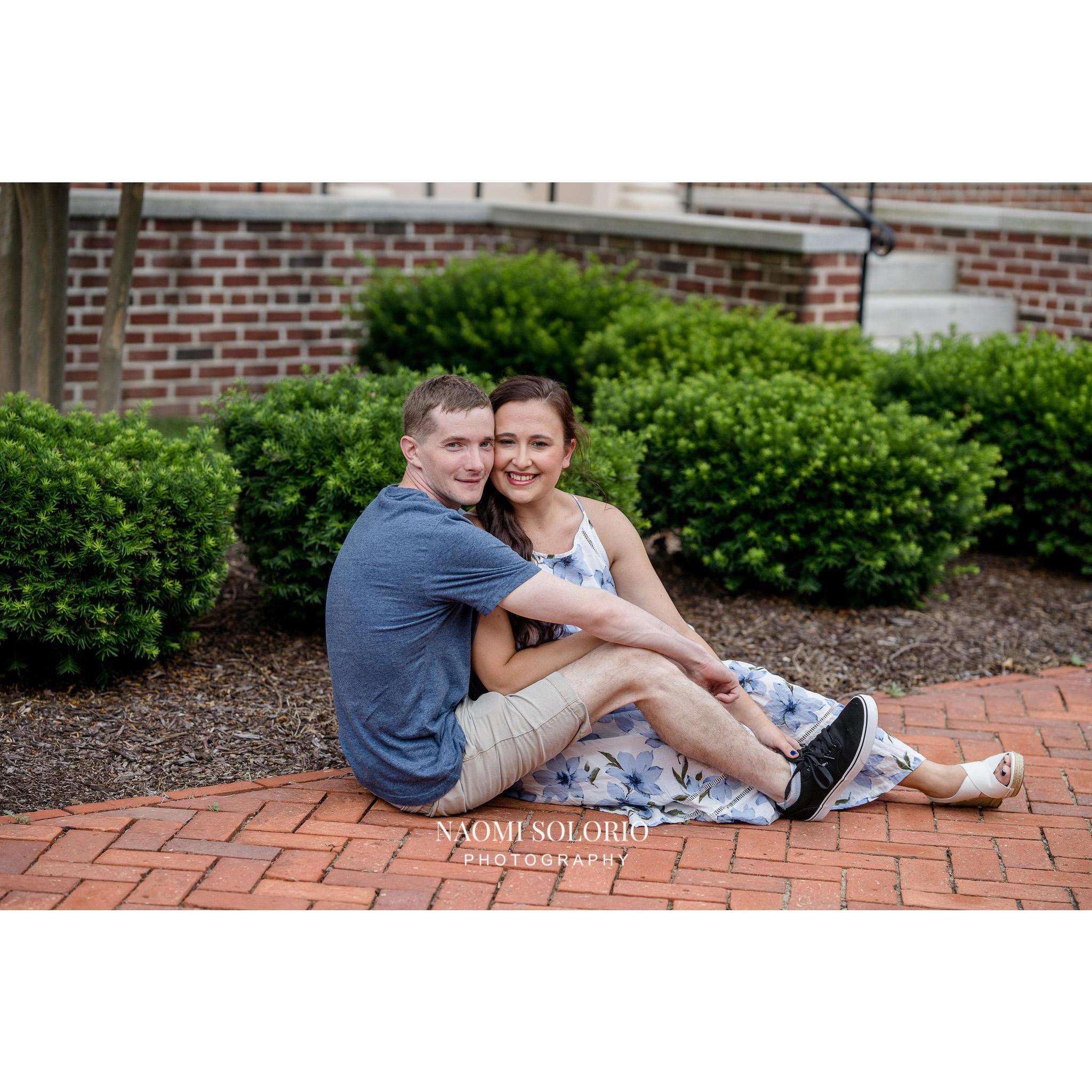 When we were able to actually get REAL engagement photos!
