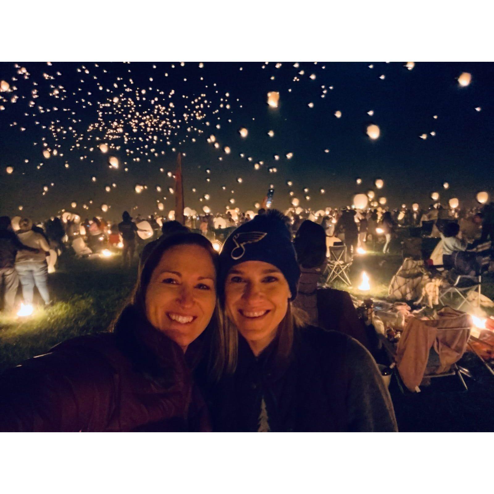 This night was magical! We had smores, wine and sent off our own paper lanterns. The skyline filled with them was so beautiful. I can't wait to do this event again.