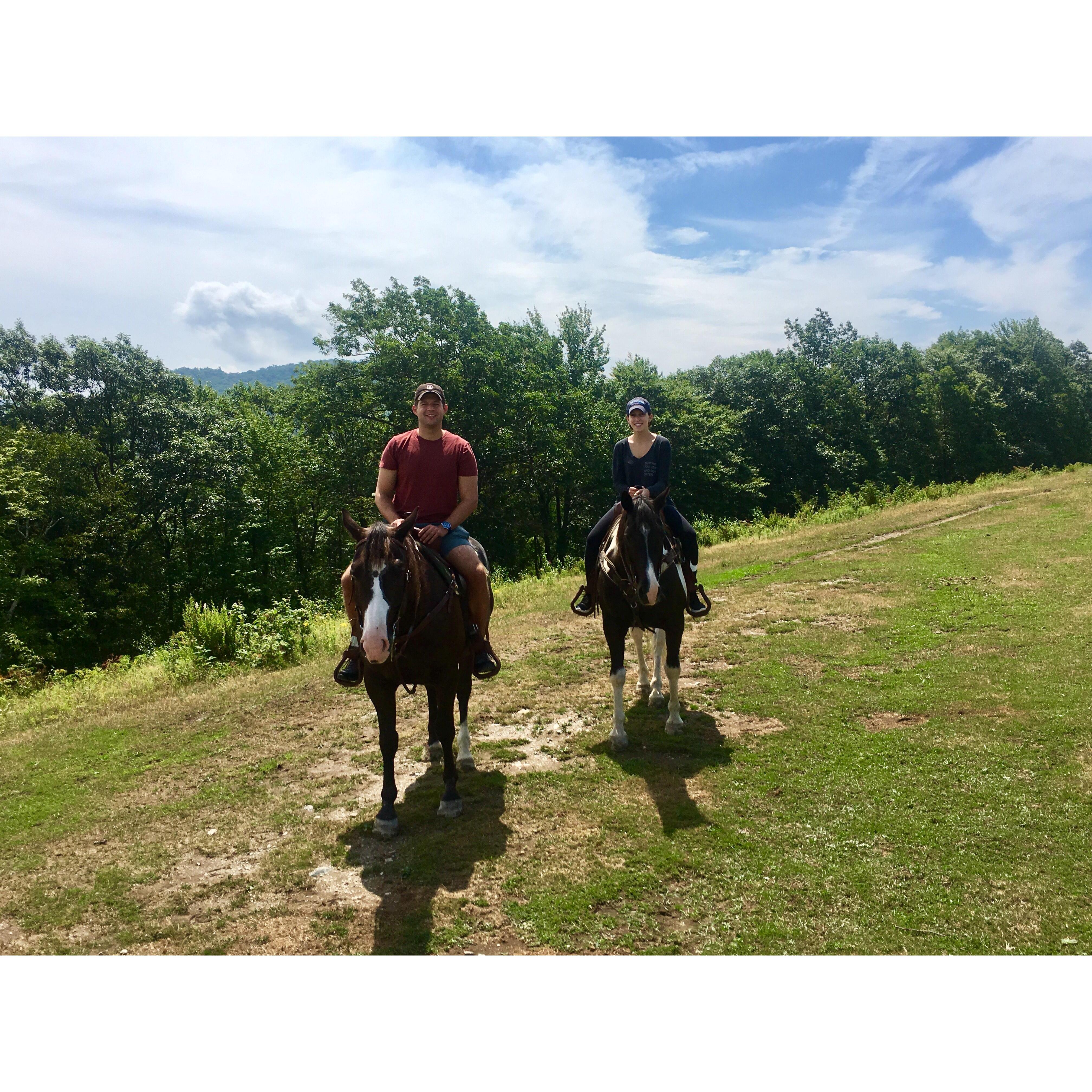 Horseback riding with Jessie and Major
Middlebury, Vermont