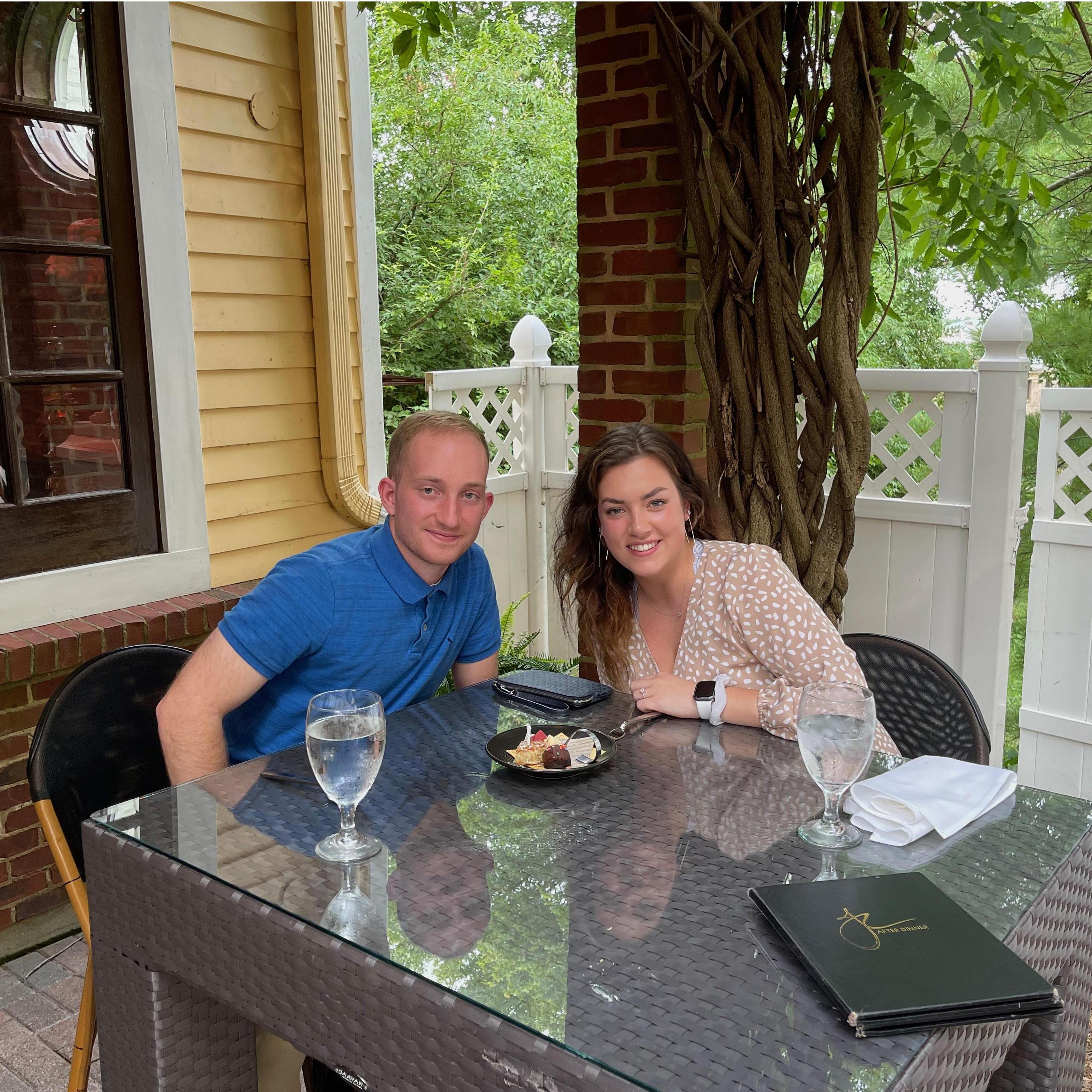 Celebrating 1 year until our wedding! 06/24/2021