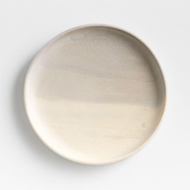 Tondo 9" White-Washed Plate