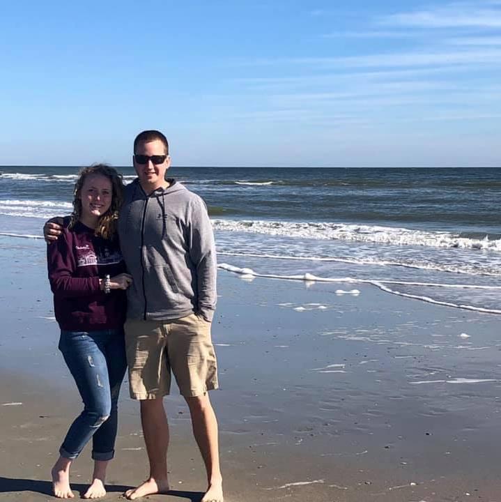 Our First Christmas together at the beach!
