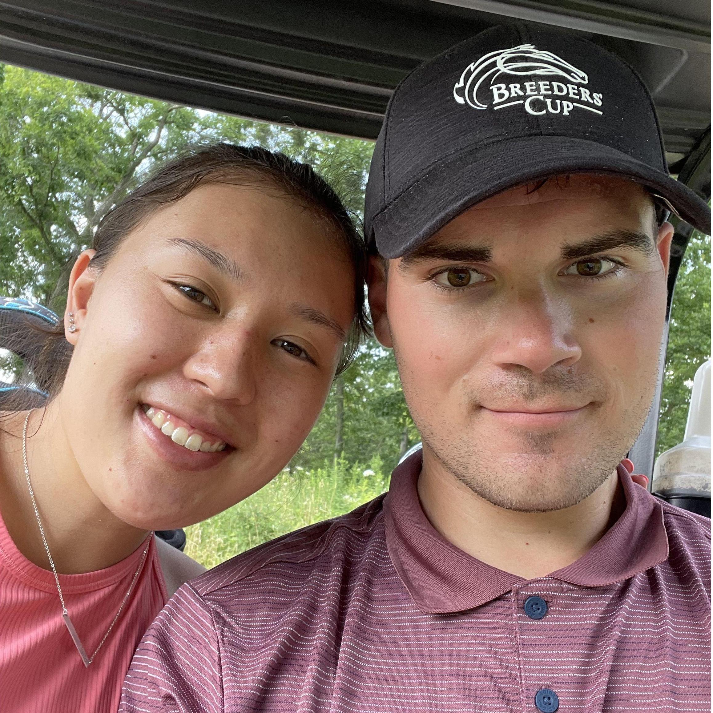 Our first round of golf as a couple! University Ridge - The University of Wisconsin Golf Course
