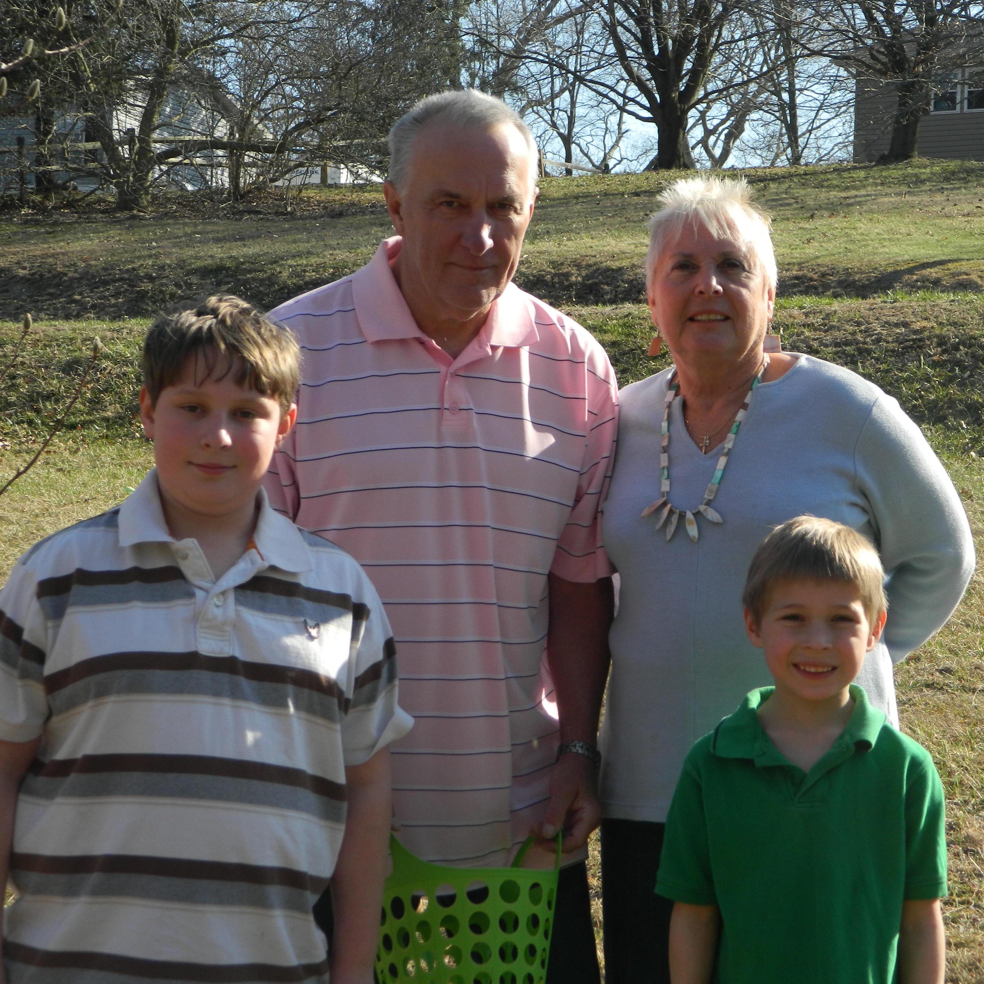Easter with Al's parents.