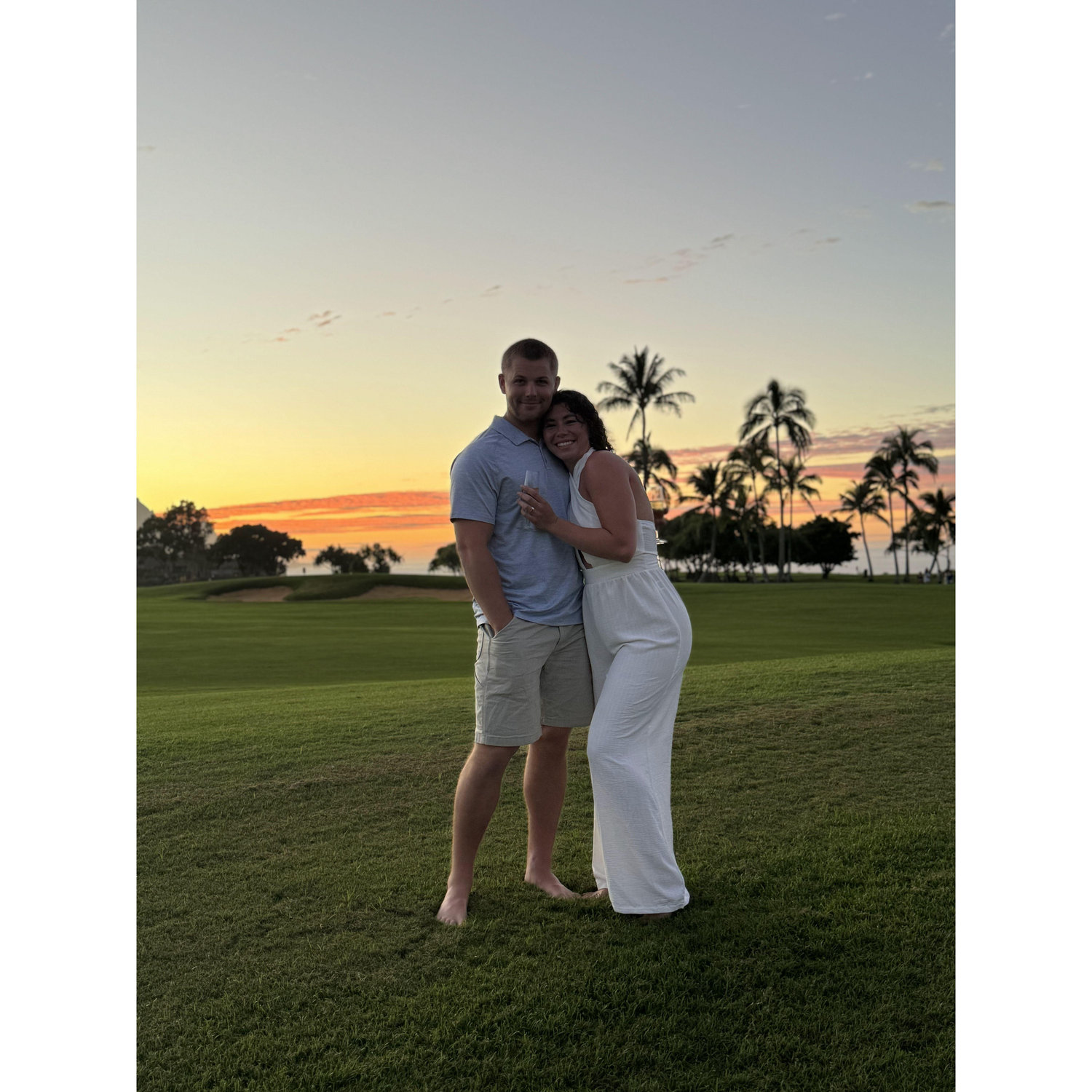 Celebrated the New Year knowing we were getting married that year