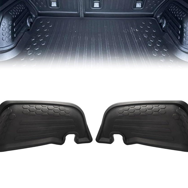 Cargo Side Protectors (2-Piece Set) - Exact Fit for Subaru Outback 2020 2021 2022 2023 2024 2025 Models - Heavy Duty Rubber Trunk Liner Replacement for OEM J501SAN260 - Interior Car Accessories