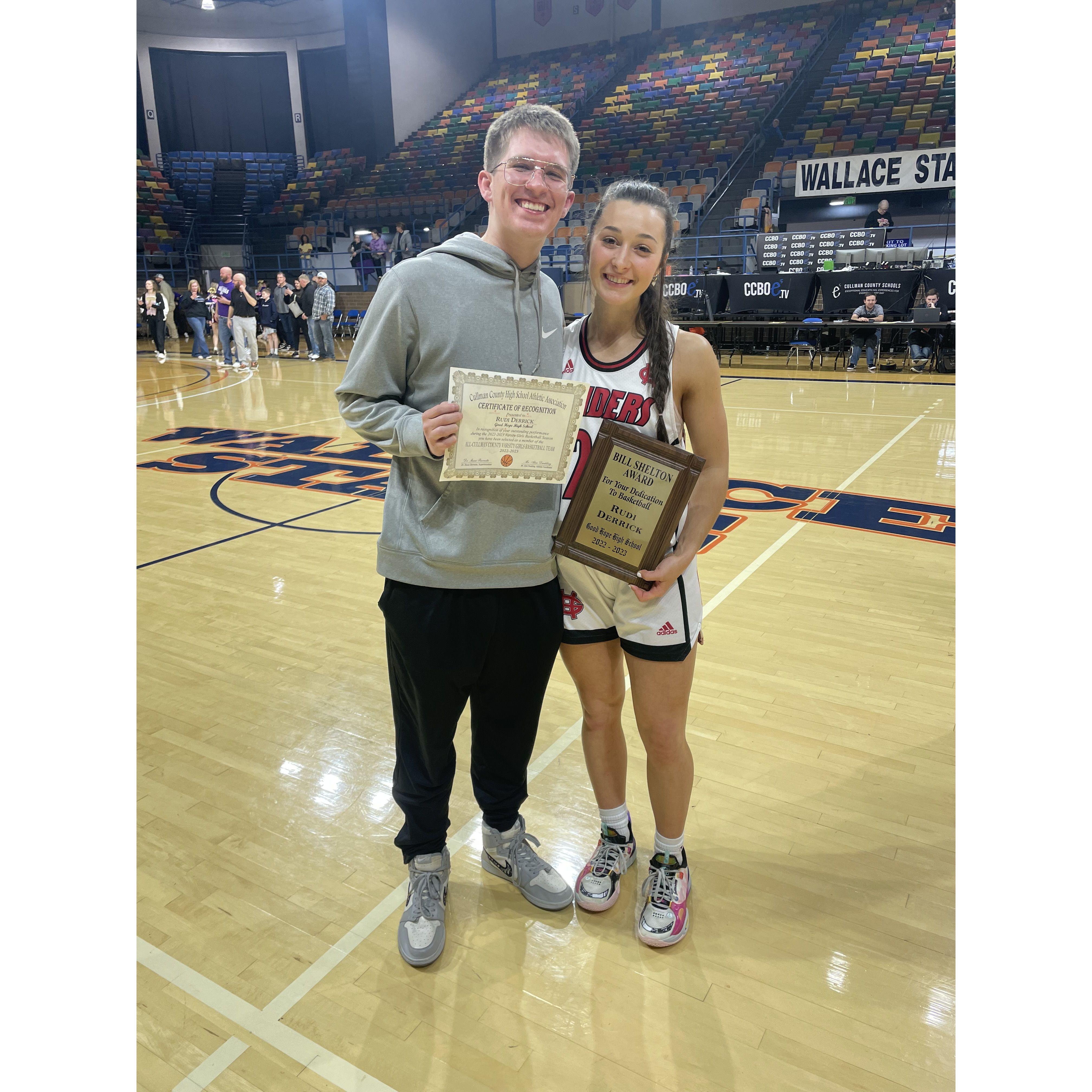 Rudi's last County Tournament! January 28, 2023