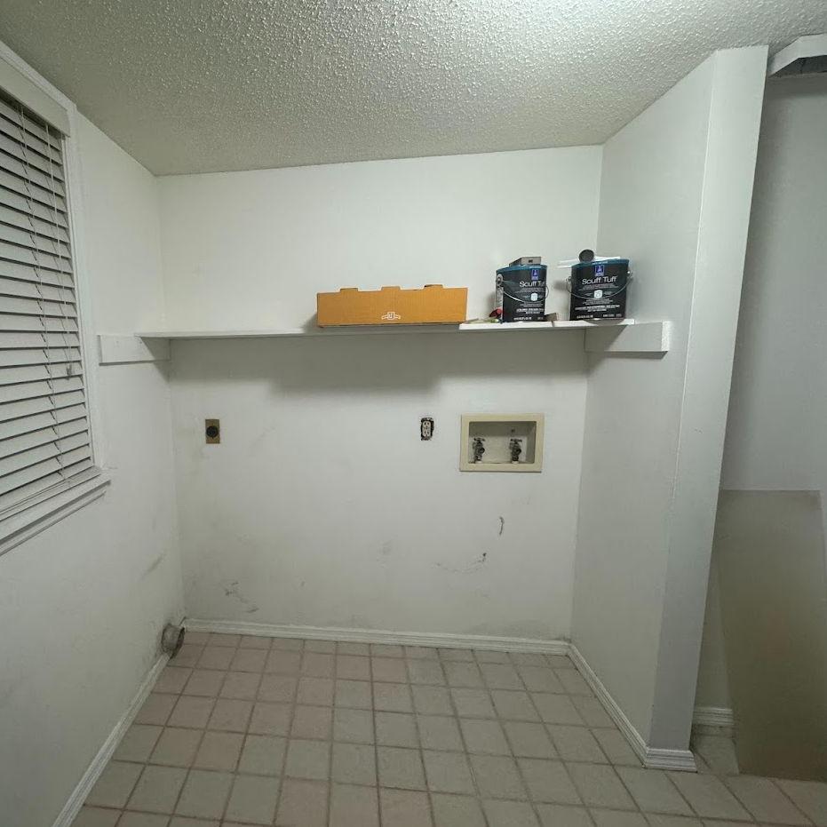 The laundry room needed a little help...