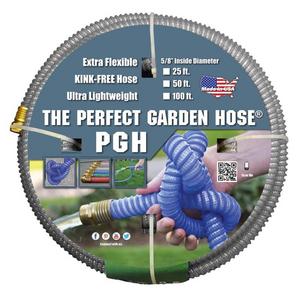 Tuff-Guard The Perfect Garden Hose 5/8-in x 50-ft Heavy-Duty Kink Free Plastic Hose