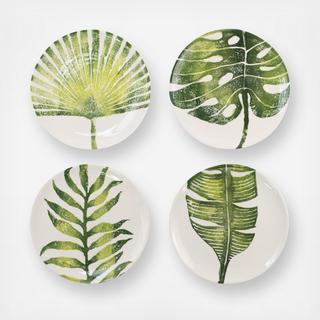 Into the Jungle 4-Piece Salad Plate Set