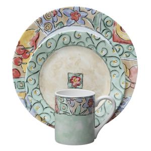 Corelle Impressions 16-Piece Dinnerware Set, Watercolors, Service for 4