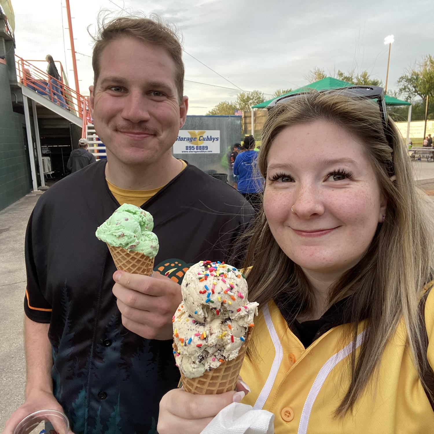 Ice cream & Baseball
