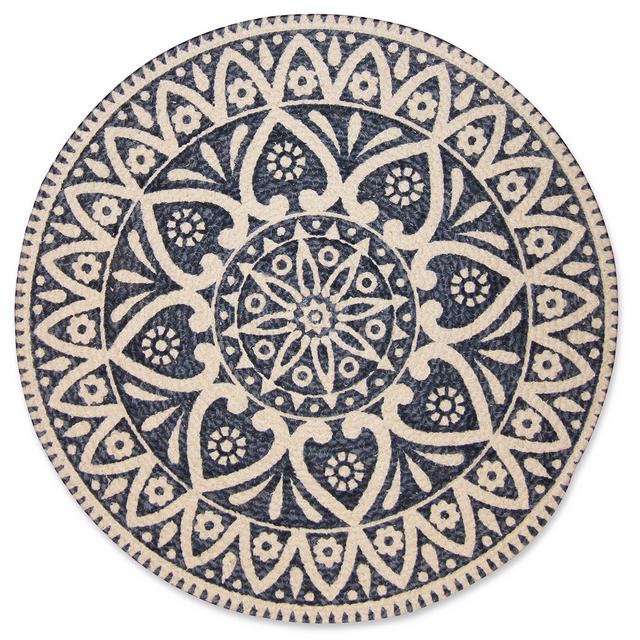 Atrium Round Placemat in Indigo