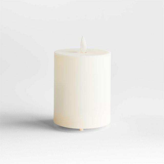 Flicker Outdoor Flameless Pillar Candle 3"x4"