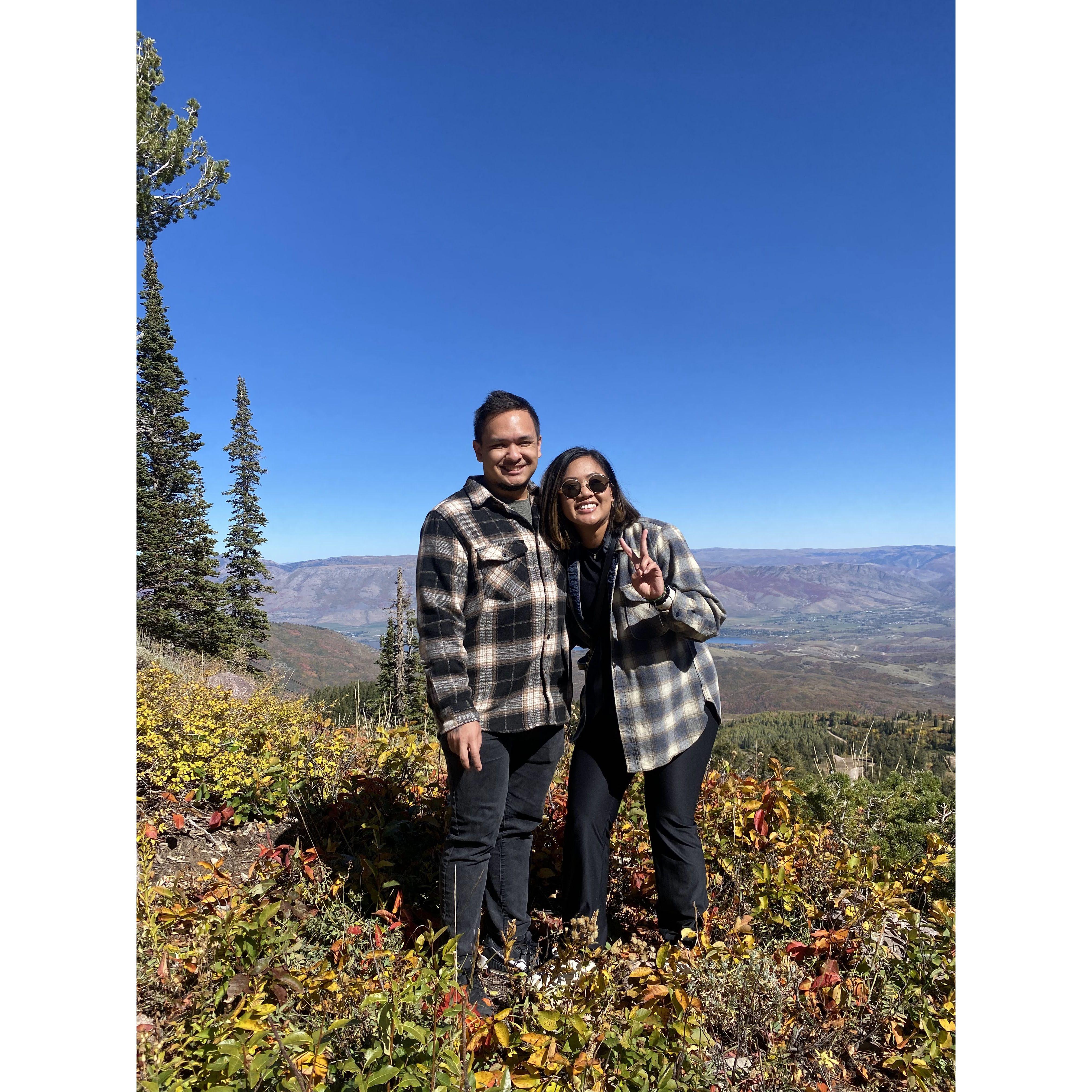 Fun fact: The couple's favorite season is fall. Its the time Bruce and Jorie met for the first time back in 2014, it's getting cooler, and of course all the pumpkin spice.