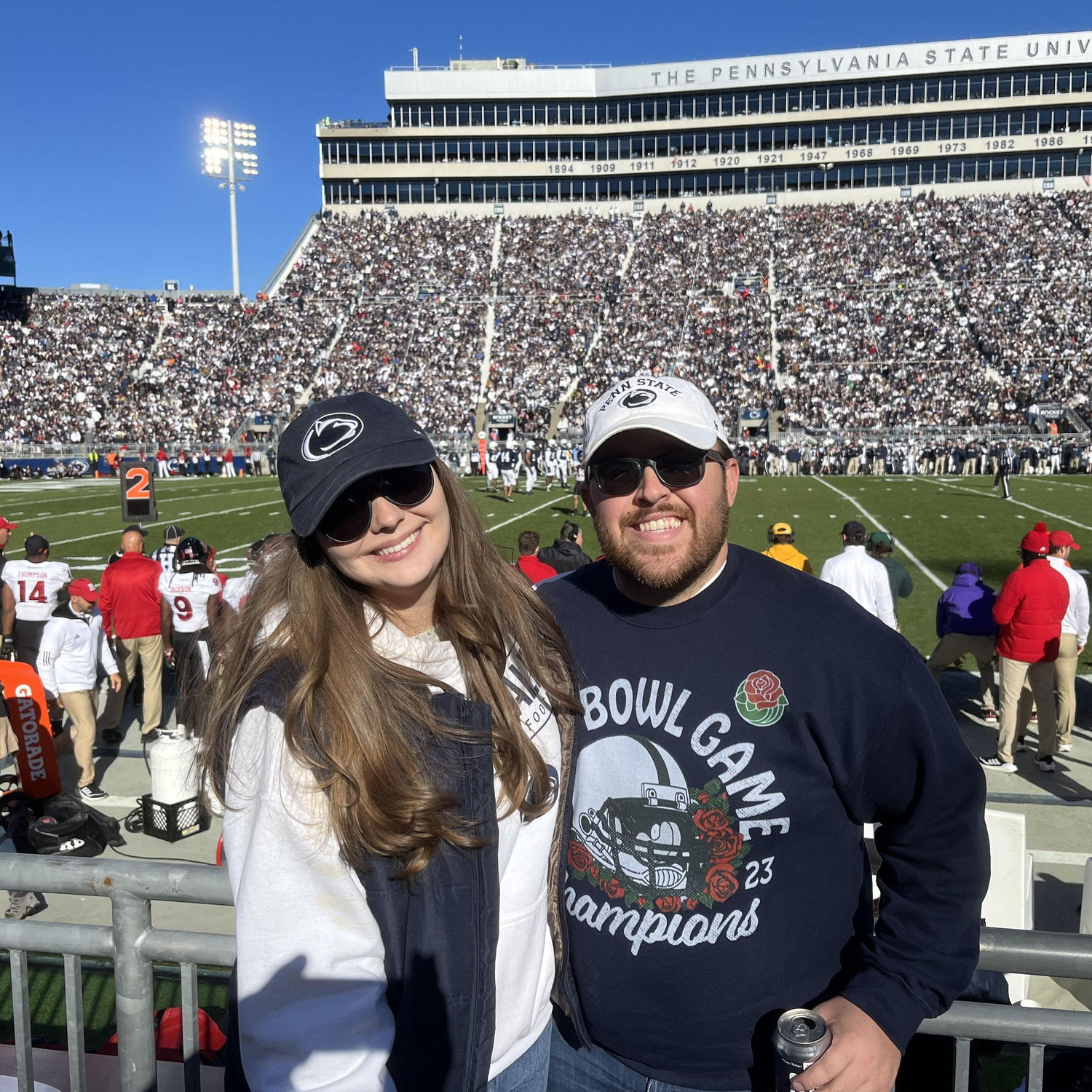 Jenna's first Penn State game