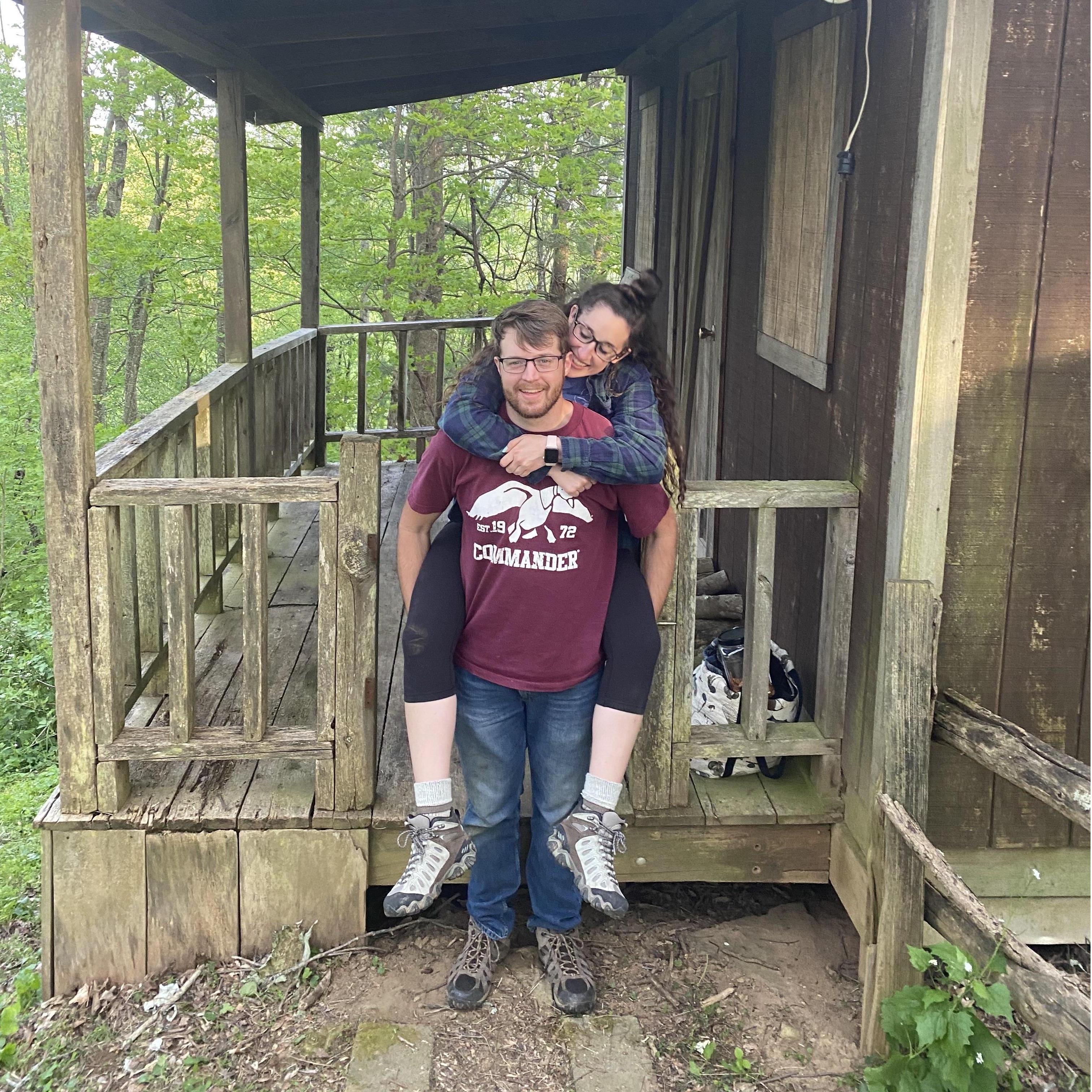 We spent the day at Zach's family's cabin picking ramps (wild onions) and enjoying 4-wheeling adventures! (5/2020)