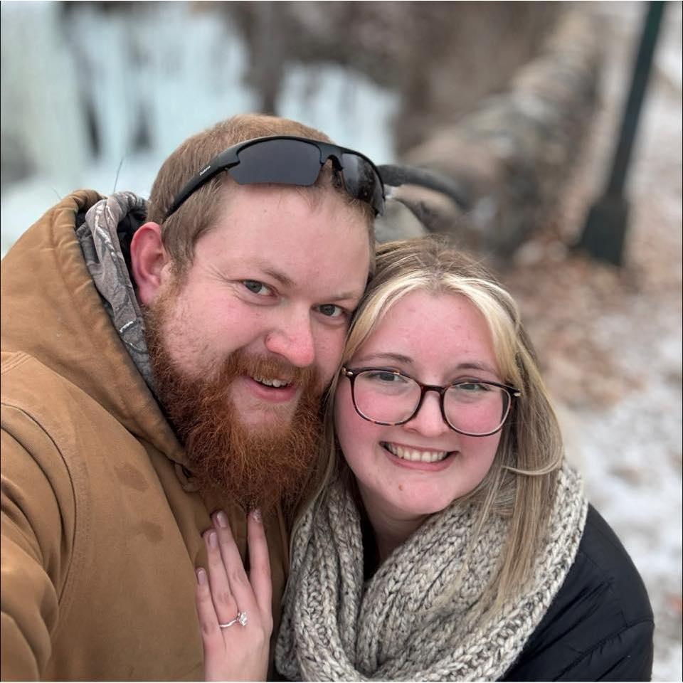 2024 - Dec 13th, Zach proposed at Minnehaha falls