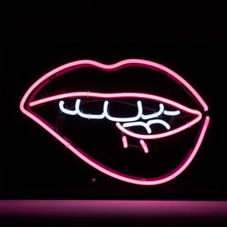 Lips Box Neon Light
