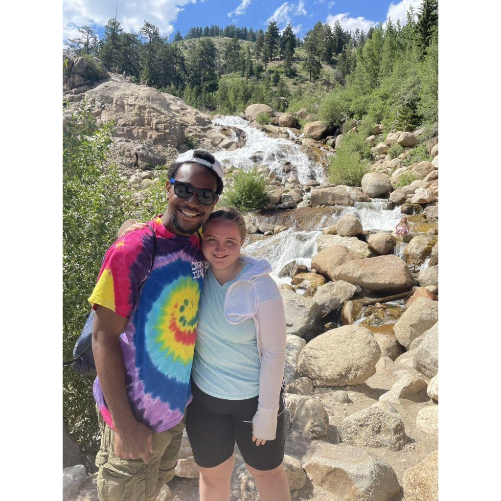 Our first waterfall hike together!