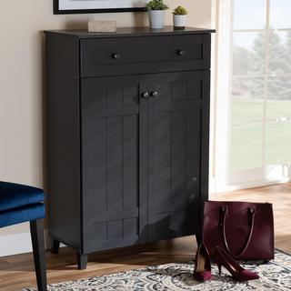 Glidden 5-Shelf Shoe Storage Cabinet with Drawer