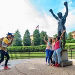 The Rocky Statue and Steps